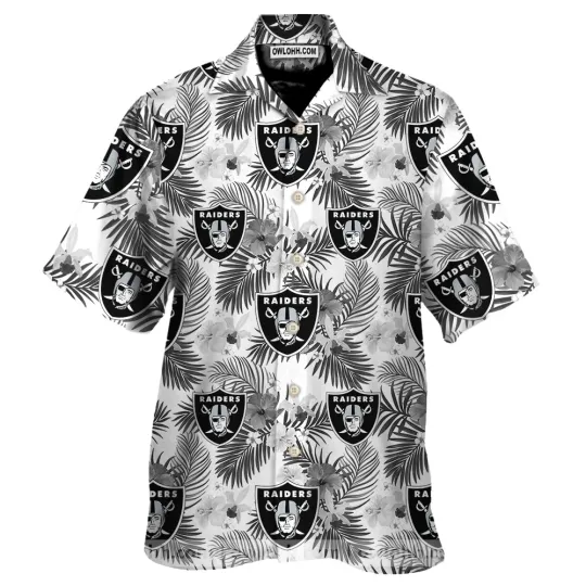 Discover Las Vegas Football Unisex Hawaiian Shirt Football Logo Holiday Apparel