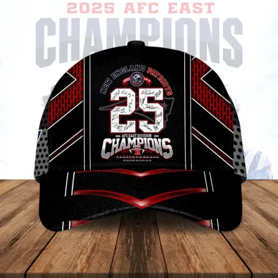 Discover Patriots 2025 AFC East Champions Classic Cap – 5746