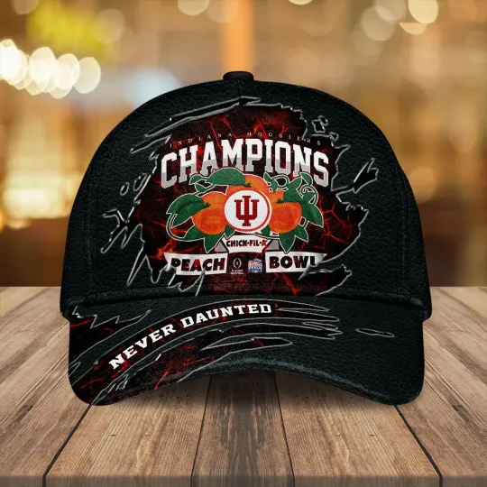 Discover Hoosiers Football Peach Bowl Champions Classic Cap  14491