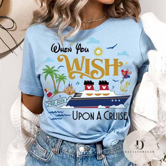 Discover When you Wish Upon a Cruise shirt, Disney Cruise Line shirt