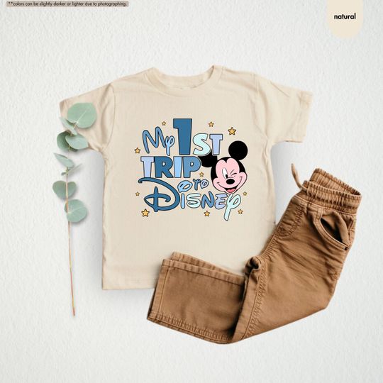 Discover My First Disney Trip Shirt, Mickey and Minnie 1st Shirt, First Disney Trip Kids Shirt