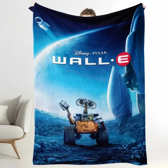 Discover WALL-E Cartoon For Bed Couch Decor Birthday Present All Season Fleece Blanket