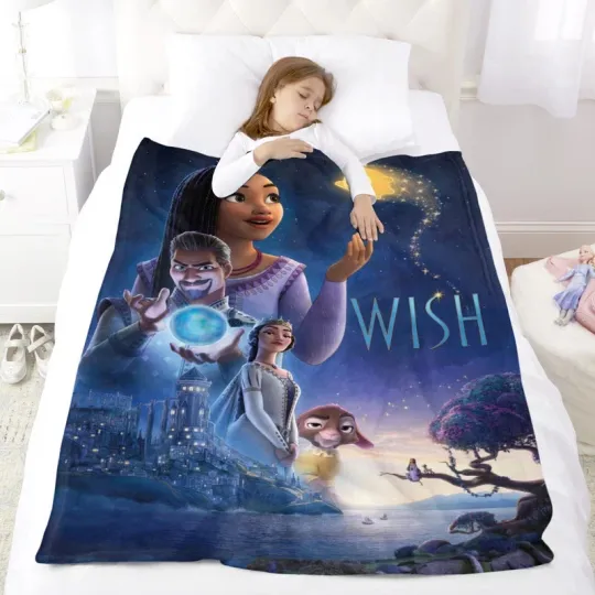 Wish Cartoon Throw Blanket For All Seasons Fleece Blanket
