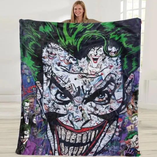 Discover Blanket The Joker Gifts Boys Men Women Him Fleece Blanket