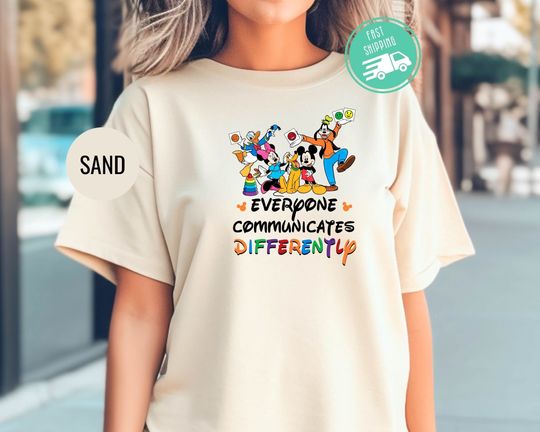 Discover Special Education Teacher Shirts, Sped Teacher Everyone Communicates Differently Shirts