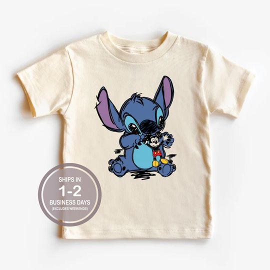 Discover Stitch Mickey Shirt, Youth Disney Shirt, Girl's Disney Shirt, Baby Disney Shirt, Lilo And Stitch Shirt