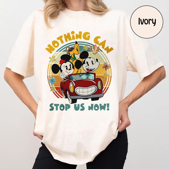 Discover Mickey Nothing Can Stop Us Now Shirt, Disney Mickey & Minnie's Runaway Railway