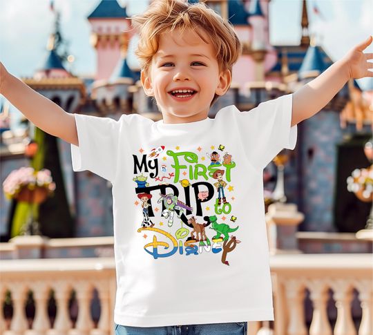 Discover Toy Story My First Disney Trip Shirt, Pixar Day Tee, Disneyland Family Vacation Shirt