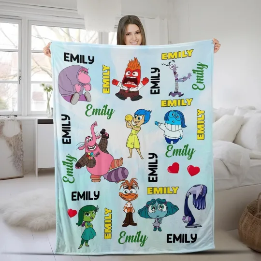 Discover Inside Out Blanket Soft Gift,Blanket Home Decoration Sofa Fleece Blanket