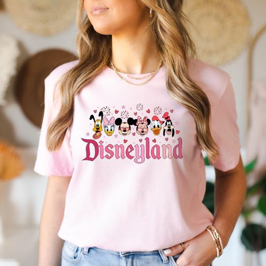 Discover Disneyland Valentines T-Shirt: Mickey and Friends Shirt