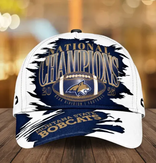 Discover Montanaa State Bobcatt Football Classic Cap