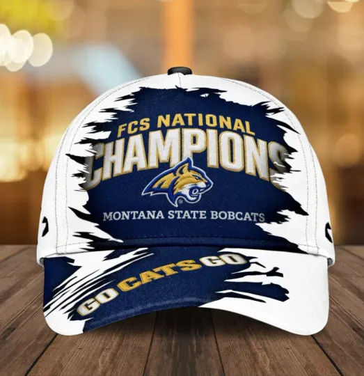 Discover Montanaa State Bobcat1 Football Classic Cap