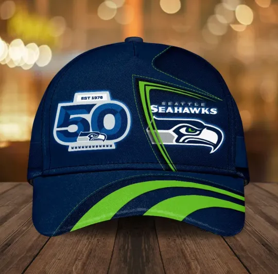 Discover Seattlee Seaha-Wk 50Th Anniversary Classic Cap