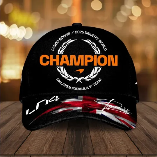 Discover Lando Norris World Champions 2025 Classic Cap For Fan