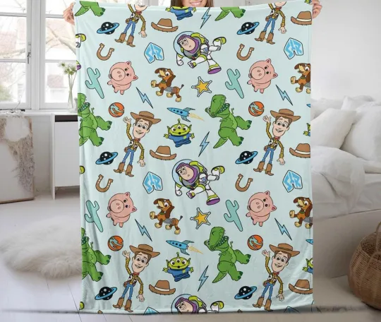 Discover Personalized Blanket, Personalized Toy Story Fleece Blanket