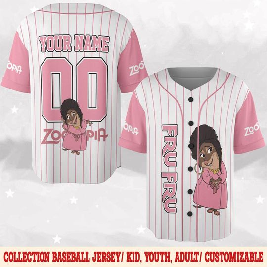 Discover Disney Zootopia 2 Movie 2025 Baseball Jersey, Pru Pru Birthday Shirt, Disneyland Birthday Family Matching, Zootopia Jersey NGYR01-6