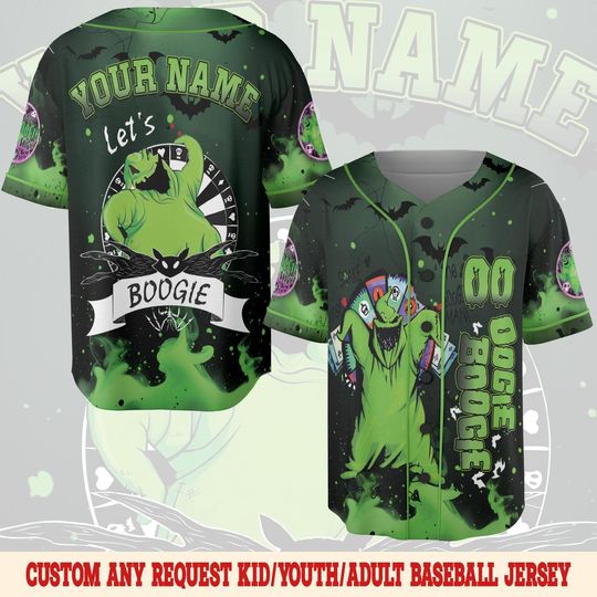 Discover Nightmare Before Baseball Jersey, Monster Baseball Jersey, Halloween Jersey, Character Baseball Shirt Gifts SLYW45