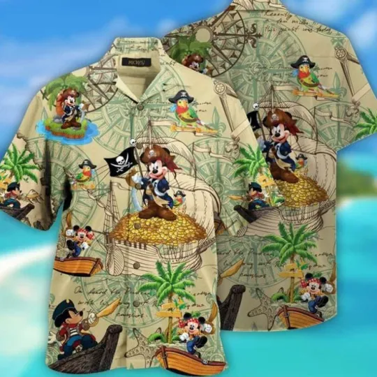 Discover Disney Mickey Mouse Summer Hawaiian Shirt