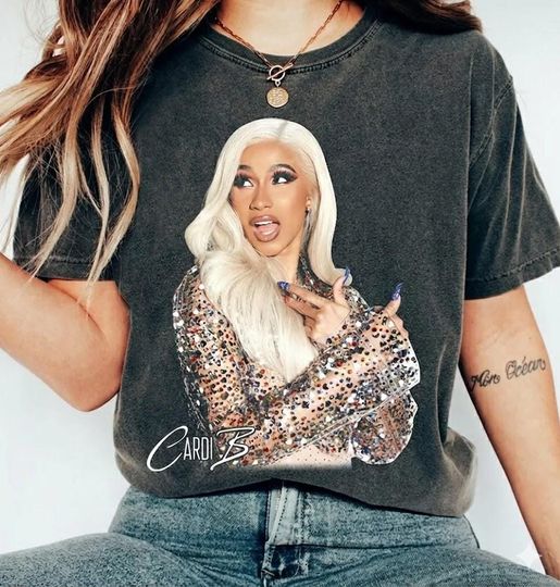 Discover Vintage Cardi B  Comfort Colors Shirt, Little Miss Drama Tour Shirt, Retro Cardi B Am I The Drama, Cardi B Concert