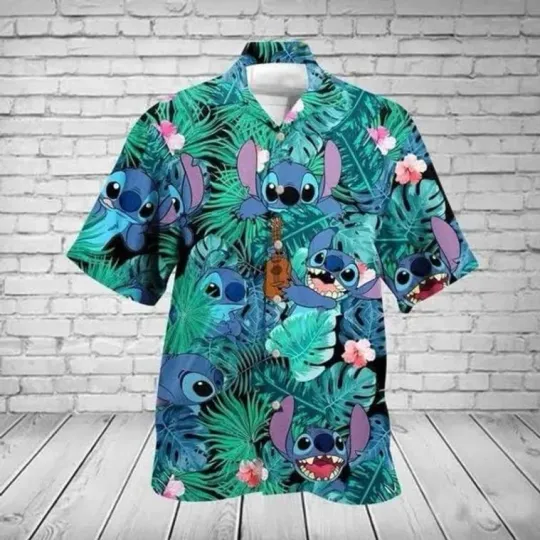 Discover Lilo And Stitch Cute Hawaiian Shirt