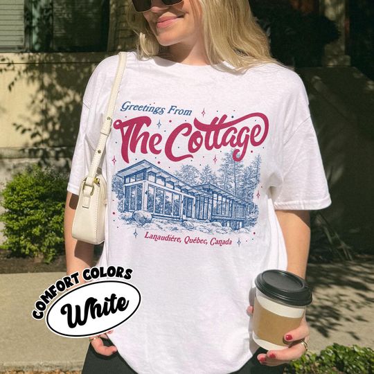 Discover Heated Rivalry The Cottage Comfort Colors Shirt, Coming To The Cottage TShirt, Romance Hockey Tee, Book Movie Fans Gift