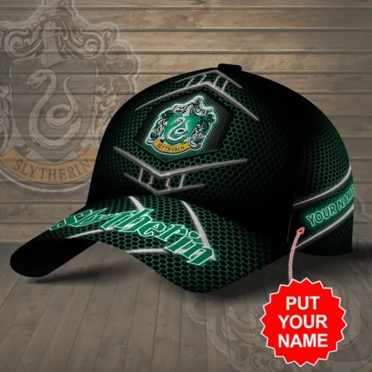 Discover Personalized Harry Potter Hogwarts Slytherin Baseball Cap Classic Hat