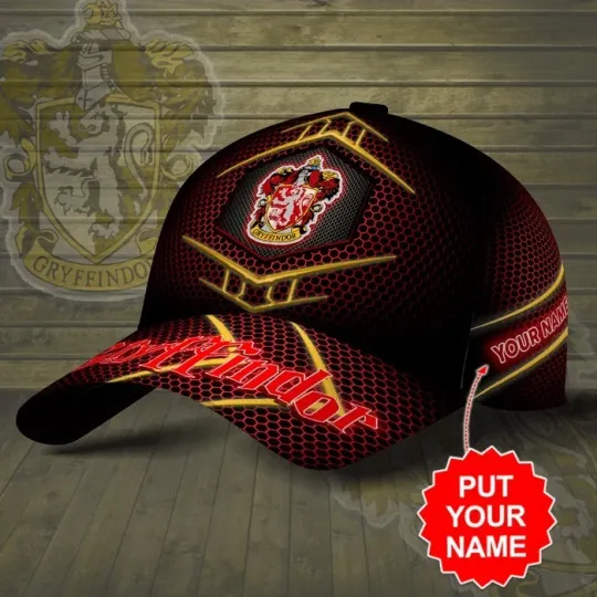 Personalized Harry Potter Hogwarts Gryffindor Baseball Cap Classic Hat