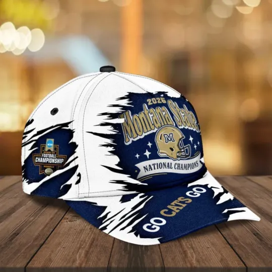Discover Montanaa State Bobcat Football Classic Cap
