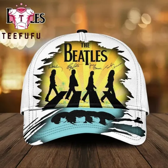 Discover The Beatles 2026 Music Graphic Signature Baseball Cap Classic Hat Gift For fan
