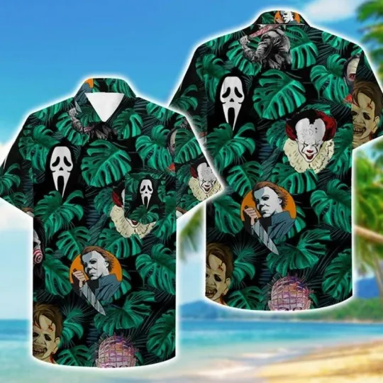 Discover Horror Summer Hawaiian Shirt