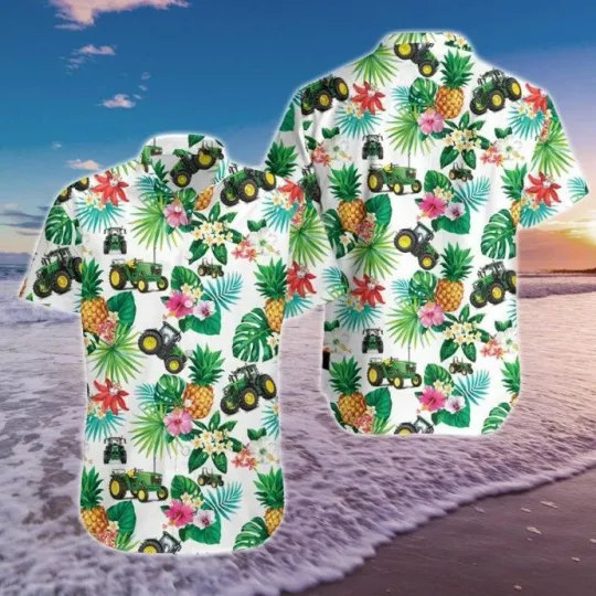 Discover Tractor Lovers Hawaiian Shirt