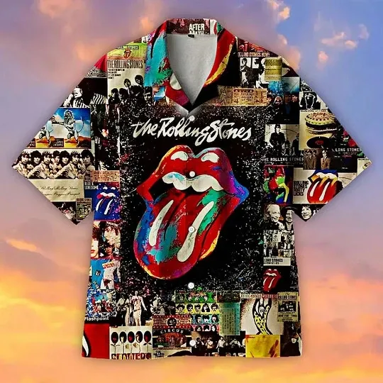 Rolling Stones Summer Hawaiian Shirt