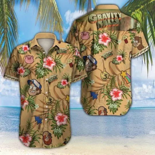 Gravity Falls Summer Hawaiian Shirt