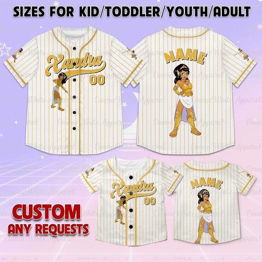 The Three Caballeros Xandra Jersey, Disney Xandra Baseball Jersey, Disney 3 Caballeros Characters Shirt