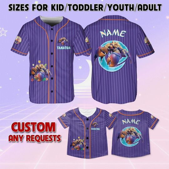 Discover Personalized Tamatoa Moana 2Jersey, Disney Moana 2 Characters Jersey, Tamatoa Disney Family Trip Shirt, Disneyworld Matching Jersey