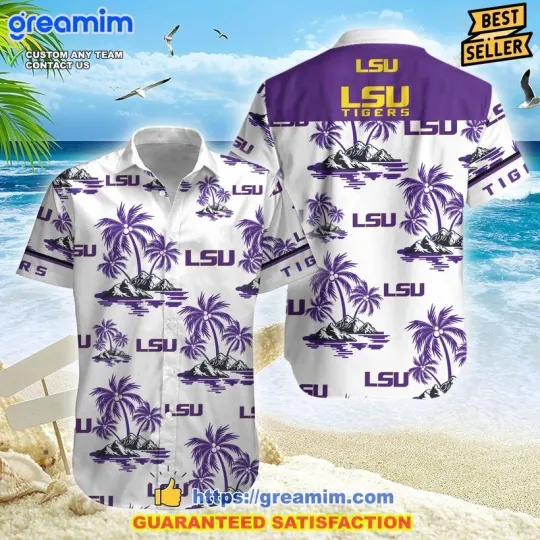 Discover LSU Tigers Tropical Coconut Hawaiian Shirt