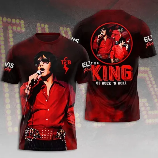 Discover Elvis Presley 3D Unisex T-Shirt