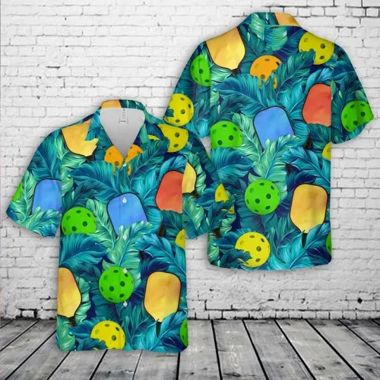 Discover Pickleball Summer Hawaiian Shirt