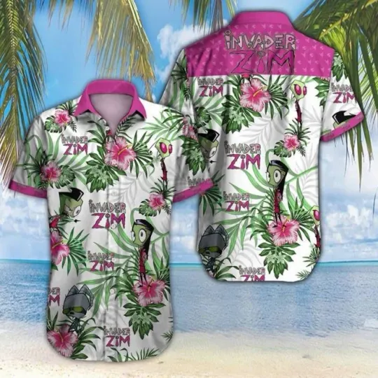 Invader Zim Summer Hawaiian Shirt