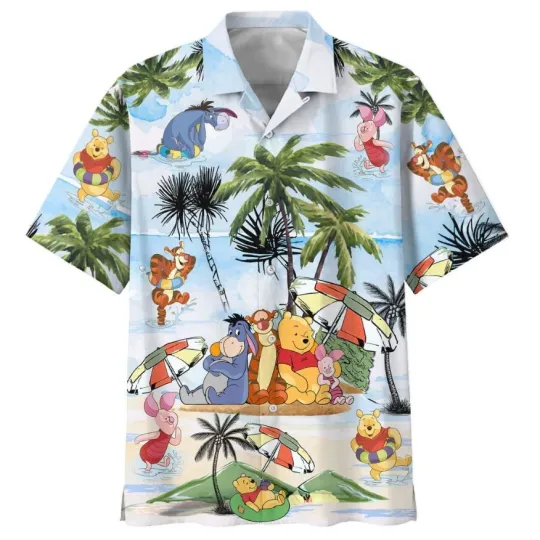 Discover Winnie The Pooh And Friend Hawaiian Shirt