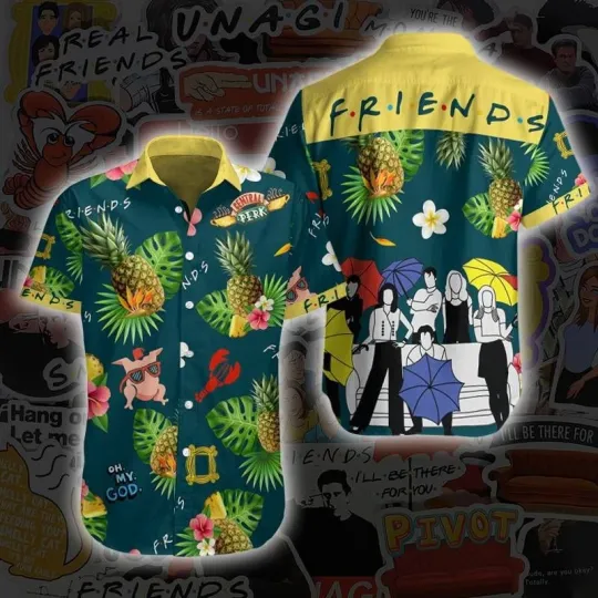 Friends Tv Show Summer Hawaiian Shirt
