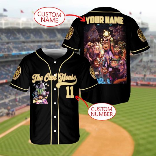 Custom The Owl House Matching Jersey Shirt, Hexside School Of Magic And Demonics Jersey shirt