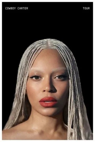 Discover Beyonce Cowboy Carter Tour 2025 Minimal Portrait Poster