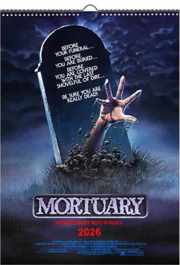 Discover 2026 Wall Calendar Zombies Horror Vintage Movie Posters