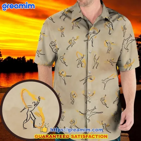 Discover Fire Scroll Avatar The Last Airbender Hawaiian Shirt