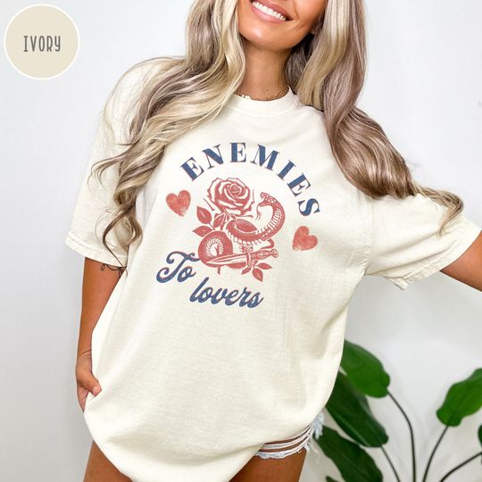 Discover Enemies to Lovers Comfort Colors T-Shirt, Spicy Book Shirt