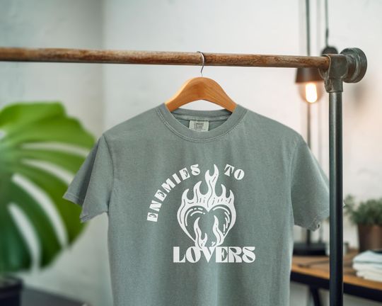 Discover Enemies to Lovers Bookish Shirt for Readers, Morally Grey Villain, Book Lovers T-Shirt