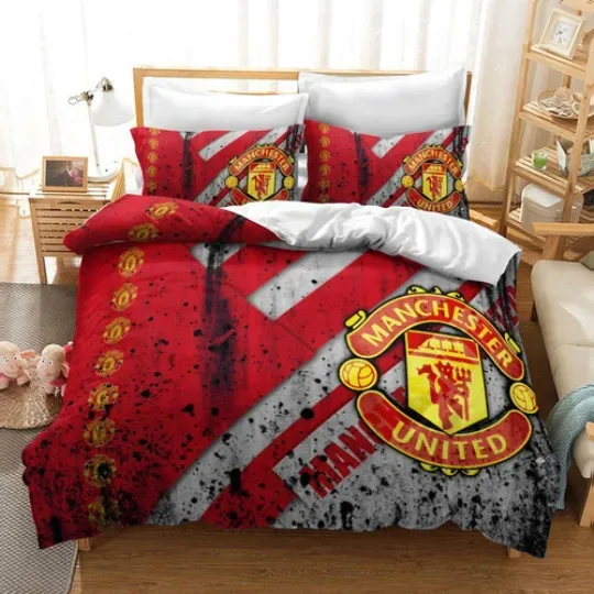 Discover Football Club Bedding Set  with Pillowcases
