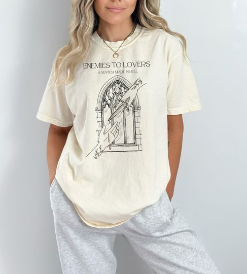 Discover Enemies To Lovers Shirt, Fantasy Romance Tee