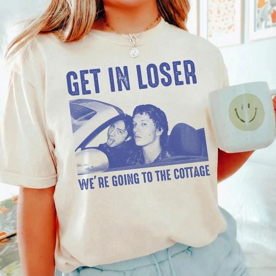 Discover Get In Loser We're Going To The Cottage Comfort Colors T-Shirt, I'm Coming To The Cottage Shirt, Heated Rivalry Inspired Tee, Hollanov Shirt